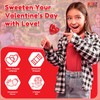Red Heart Swirl Lollipops - 24 Candy Suckers Individually Wrapped