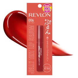 Revlon Jelly Tint Lip Serum SP Trial Price 006 Persimmon Color Image: Brown Beige (Yellow Base・Blue Base) Tint Lip Serum Developed in Japan 0.1 oz (2.4 g)