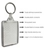 Reflective Keyrings for Kids, Bags, Running - Safety Reflectors Keyring