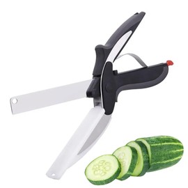 Kitchen Scissors, Cooking Scissors, Multi-functional Scissors, Disassemblable, Sharp and Durable, Easy for Everyone, Built-In Cutting Board, Portable, Convenient, Vegetables, Fruits, Meat, Easy Cut,