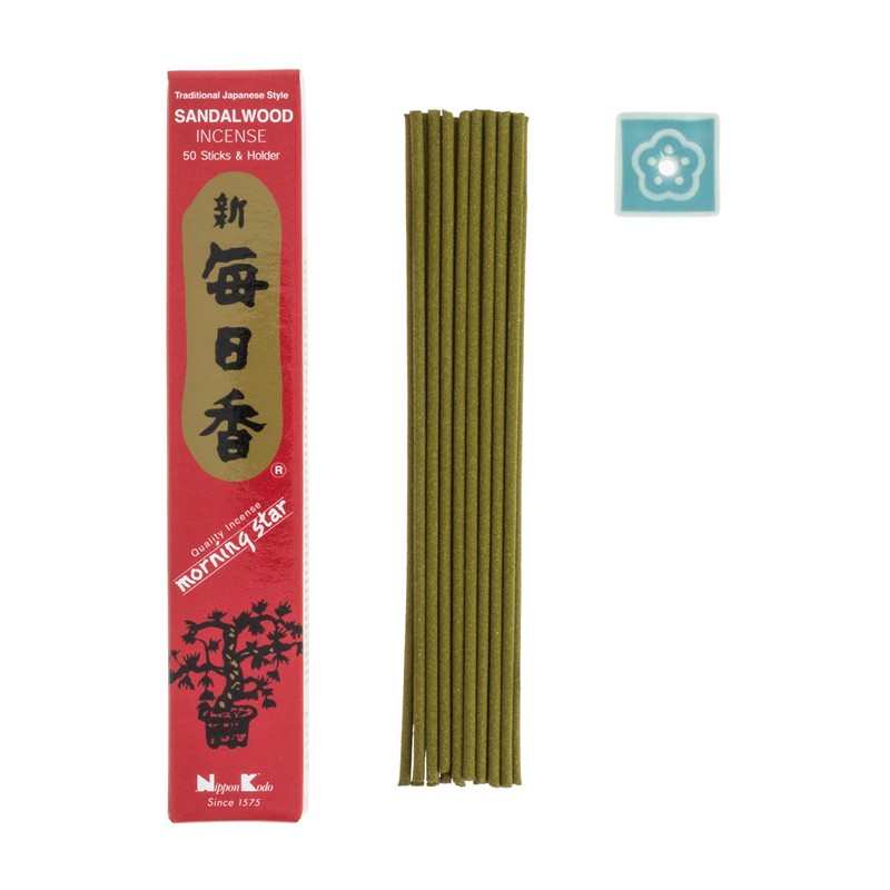 Nippon Incense Morning Star Sandalwood 50 Sticks