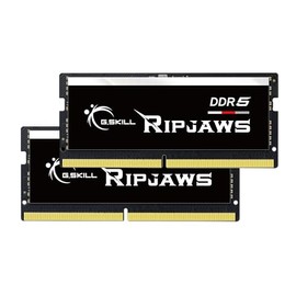 G.SKILL Ripjaws DDR5 SO-DIMM Series DDR5 RAM 64GB (2x32GB) 5600MT/s CL46-45-45-89 1.10V Unbuffered Non-ECC Notebook/Laptop Memory SO-DIMM (F5-5600S4645A32GX2-RS)