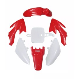 Unbranded Plastics Kit Seat Tank 7/8" Handlebar for CRF50 XR50 SSR 110cc 125 Dirt Pit Bike