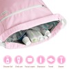 BAVELOE Drawstring Backpack with Wet Pocket & Shoe Compartment, Water-Resistant