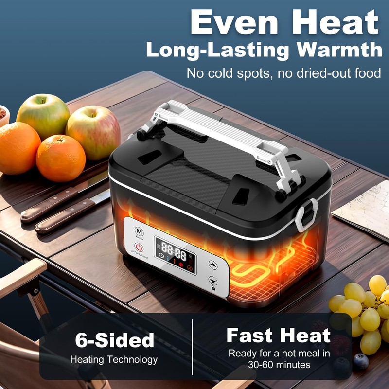 jijoe Cordless Electric Lunch Box, 25000mAh Heated Lunch Box