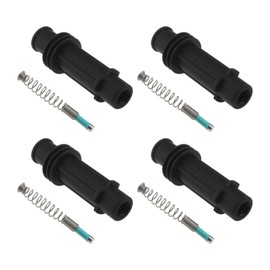 SG Store 4pcs Ignition Coil Rubber Sleeve Repair Kit Ignition Coil Cover Spring Ignition Module Coil Pack Compatible with Adam, Astra J, Corsa D/E 95514599