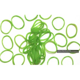 Rainbow Loom® Jelly Collection: Lime Green Rubber Bands with 24 C-Clips (600 Count)