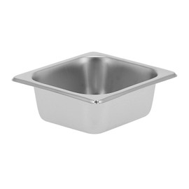 Metal Bowl,Stainless Steel Metal Basin,2.56inch Deep Heavy Duty Metal Salad Bowl,Multifunctional Colander Drain Basket for Cooking, Prepping, Food Storage