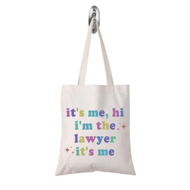TSOTMO Lawyer Gift It's Me, Hi I'm The Lawyer It's Me Bag Legal Practitioner Gift Prosecutor Gift Future Lawyer (lawyer tote)
