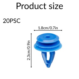 Tabanzhe Car Trim Clips-20PCS Universal Car Panel Clips Auto Car Door Retainer Plastic Fasteners Car Door Retainer Wheel Arch Moulding Fixing Clips for Car Boots