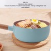 Wooden Handle Milk Pot Aluminum Alloy Multifunctional Flat Bottomed Noodle