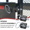 Spring Latch Lock,Weld-On Spring Latch Assembly Universal for Utility Trailer