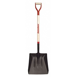 RAZORBACK 79804GR Street/Coal Shovel, 14ga, DHndl, 40in.LHndl