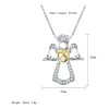 Collar Dije Angel De Guarda Alas Angelito Protección Amor Mujer