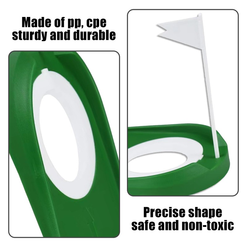 1 Piece Golf Putting Cup, 1 Piece Non Woven Bag,