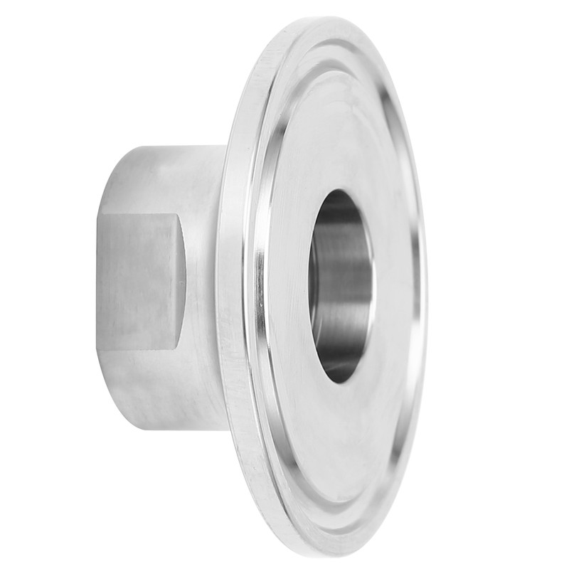 304 Stainless Steel HFS(R) 1.5in to 1/2in NPT Female Adapter
