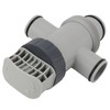 Dual Split Hose Plunger Valve for Intex 11872 Plastic Pool