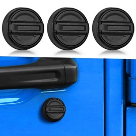 CALBEAU Keyhole Covers for 2007-2018 Jeep Wrangler JK Door, Strong Magnetic Keyhole Protection Accessories, Door Handle Decor for Jeep | CALBEAU