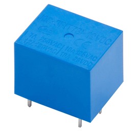 Heschen PCB Relay, JQC-3F(T73), DC12V Coil, SPDT, 7A 240VAC, 5 Pin Terminal, 5 Pack