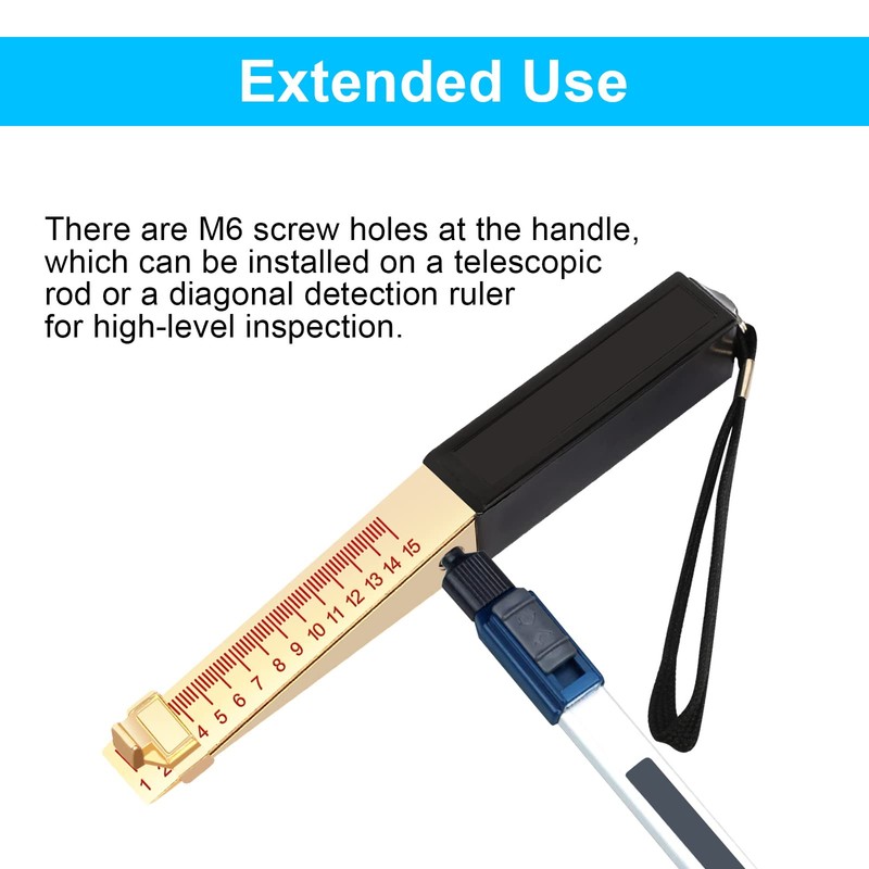 Door Gap Measuring Tool, 1-15mm Fire Door Gap Gauge Checker