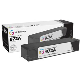 LD Compatible Ink Cartridge Printer Replacements for HP 972A (2 Black, 1 Cyan, 1 Magenta, 1 Yellow, 5-Pack)