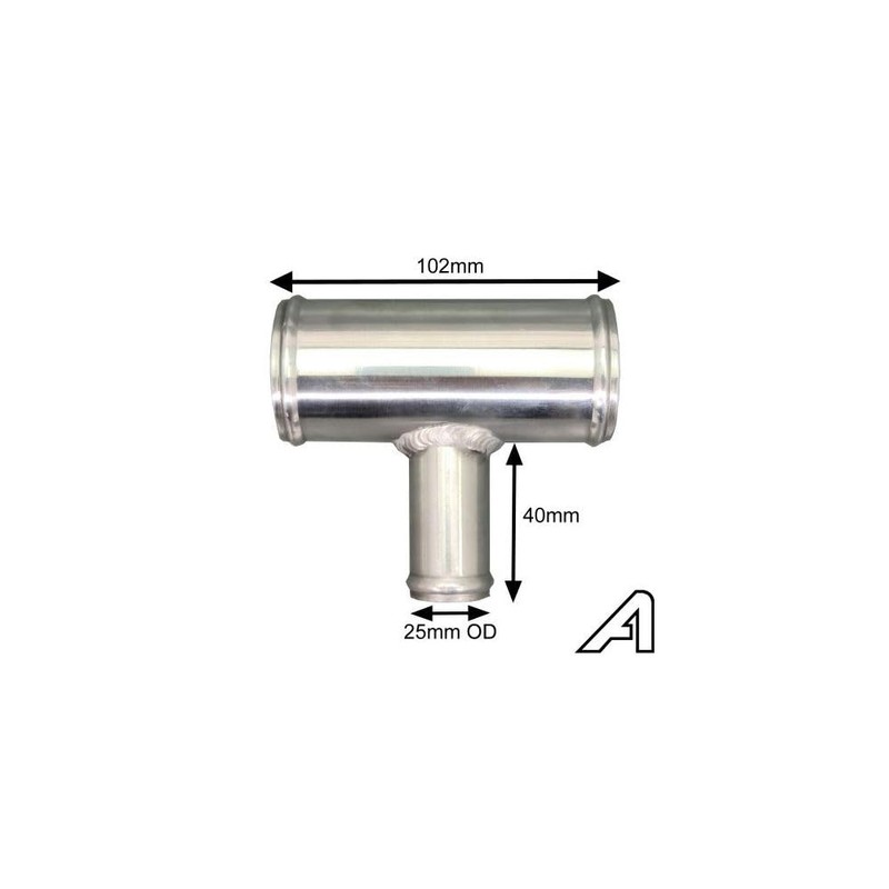 63mm (2.5 Inch) OD Aluminium T Piece 3 Way Hose