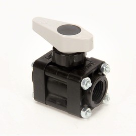 TeeJet 1/2" 150PSI 2-Way Manual Shutoff Valve (AA343M-2-1/2-PP)