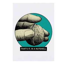 'In A Nutshell' Temporary Tattoo - Water Resistant, Skin-Safe, Non-Toxic Transfer (TO00084197)