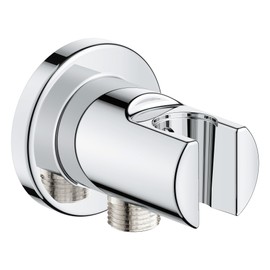 GROHE 28629001 Tempesta Wall Union With Hand Shower Holder, StarLight Chrome