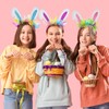 FamEaze Easter Headbands, 3 PCS Easter Bunny Headhand Costume Accessaries