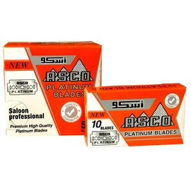 50 Asco Platinum Razor Blades