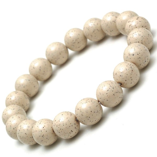 [OVER-9] High Concentration Beitou Stone Bracelet, 0.4 inch (10 mm), Round Ball, Genuine Round, Taiwan, Rough, Power Stone, Natural Stone, Ultra Far Infrared, Health, Rubber Ceramic Stone Iron