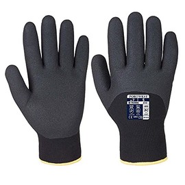 Portwest A146 Twin Lined Flexible Arctic Winter Glove Black, X-Large