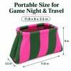 Woven Mahjong Tile Bag for American Mah Jongg, Striped Crochet