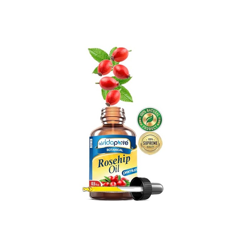 Aceite De Rosa Mosqueta Con Vitaminas A, C Y E