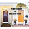 BAJIAOREN Silicone Rubber Door Kick Plate 6x36 Inches Self Adhesive