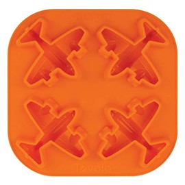 Tovolo Bandeja para cubitos de hielo de avión, silicona flexible, apta para lavavajillas