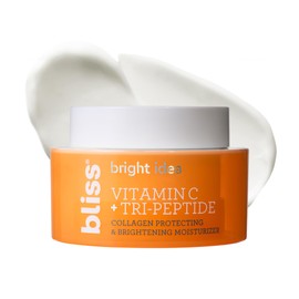 Bliss Bliss Tri-Peptide Brightening Moisturizer | Vitamin C & Squalane | Hydrating Anti-Aging Face Cream for Radiant Skin | Clean Vegan & Cruelty Free 1.7 fl oz