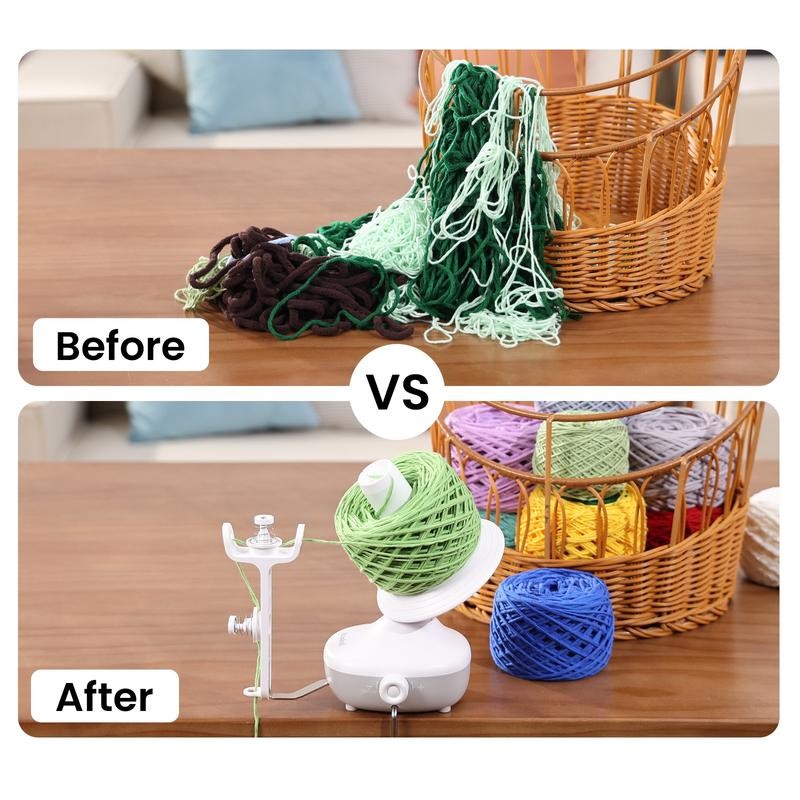 Electric Yarn Winder Mini for Crocheting & Knitting, Compact Yarn