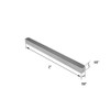 Gordon Glass® Neodymium Magnet for Swing Shower Doors, 1/8" x