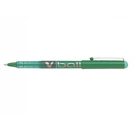 Pilot Rollerball Pen V Liquid Ink Ball 10 Pen Large Green Pack of 3