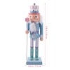 Gatuida Nutcracker Christmas Decorations: 25cm Wooden Nutcracker Soldier Traditional Xmas