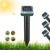 Mole Repellent for Lawns 4 Pack, Solar Powered Mole Repeller