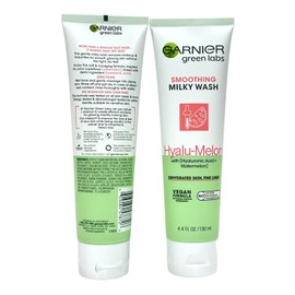 Garnier Smoothing Milky Wash Hyalu-Melon (4.4fl.oz/130m