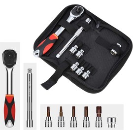 BORDAN Socket Wrench Kit Hardtop Door Removal Torx Tool Sets for 1997-2022 Wrangler TJ JK JL CJ JKU Rubicon Sahara Sports
