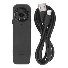 1080P Clip On Camera Night Vision Wide Angle Wearable Camera Body Cam HD Recording Device for Outdoor Riding Meeting