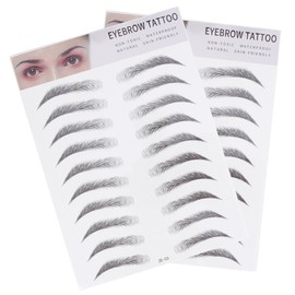 LALAFINA Eyebrow Spoolie Transfer Stickers 2pcs Create Perfect Brows in Seconds No Recovery Time for All Skin