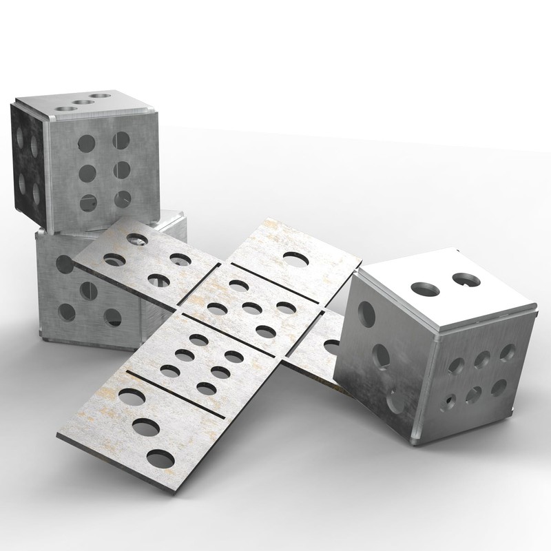 Stainless Steel Welding Practice Kit, 2pcs Cube Dice Welding Coupons