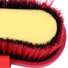 Horse Brush Soft Bristles Skid Resistant Handle Horse Grooming Brush