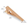 Tie Clips for Men, Shiny Necktie Tie Bar Pinch Clips,
